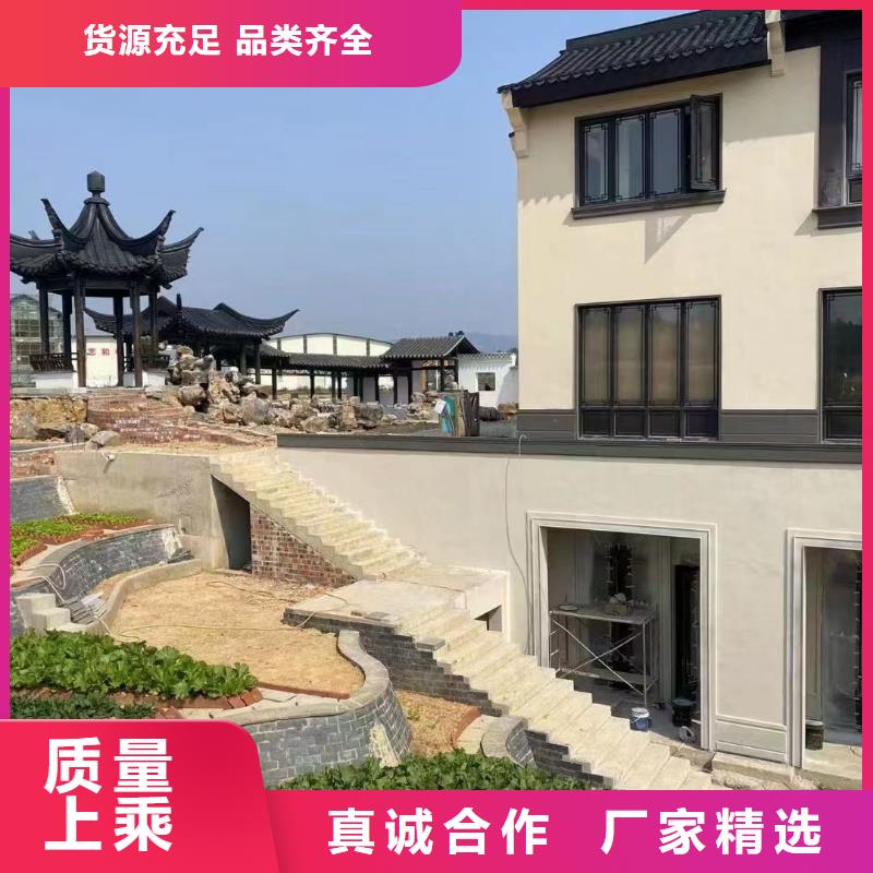 中式铝代木古建_PVC成品天沟细节严格凸显品质