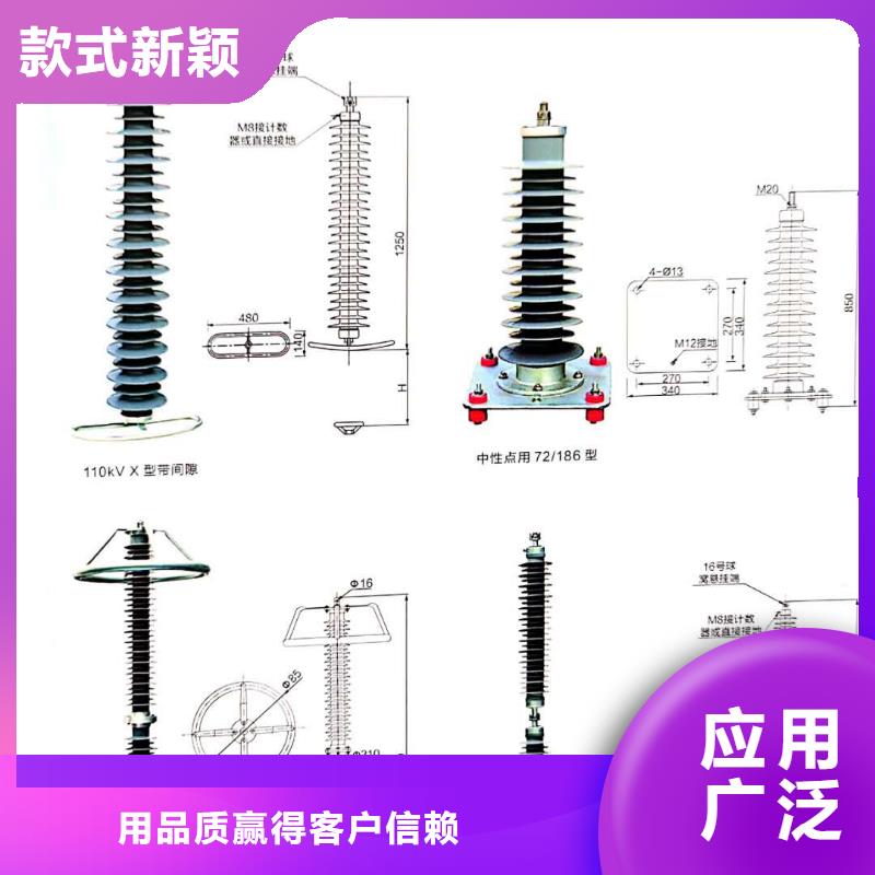 氧化锌避雷器GW9-12/630新型/老型来图定制量大从优