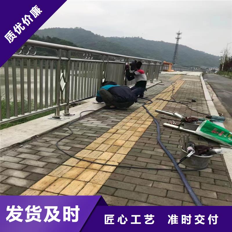 静电喷塑护栏防撞护栏立柱有实力有经验