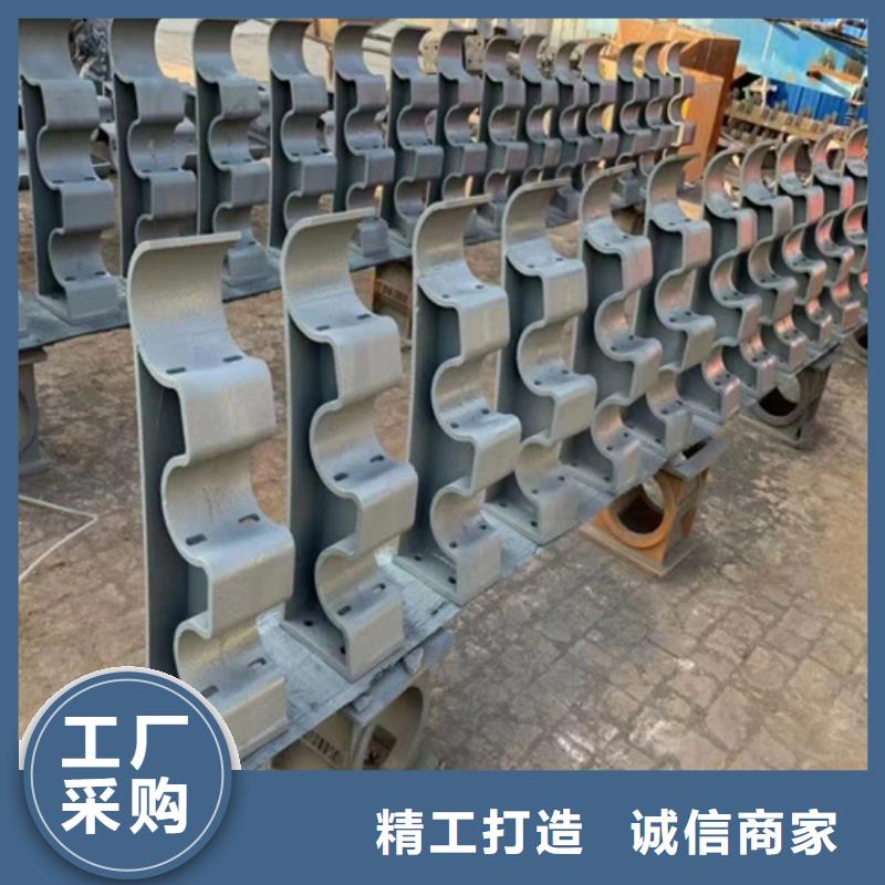 【不锈钢桥梁护栏镀锌静电喷塑护栏管产品实拍】