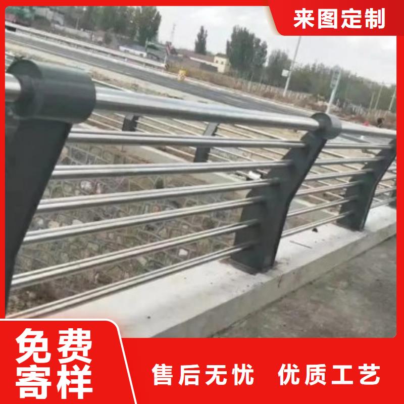 【道路护栏牛角立柱护栏让客户买的放心】