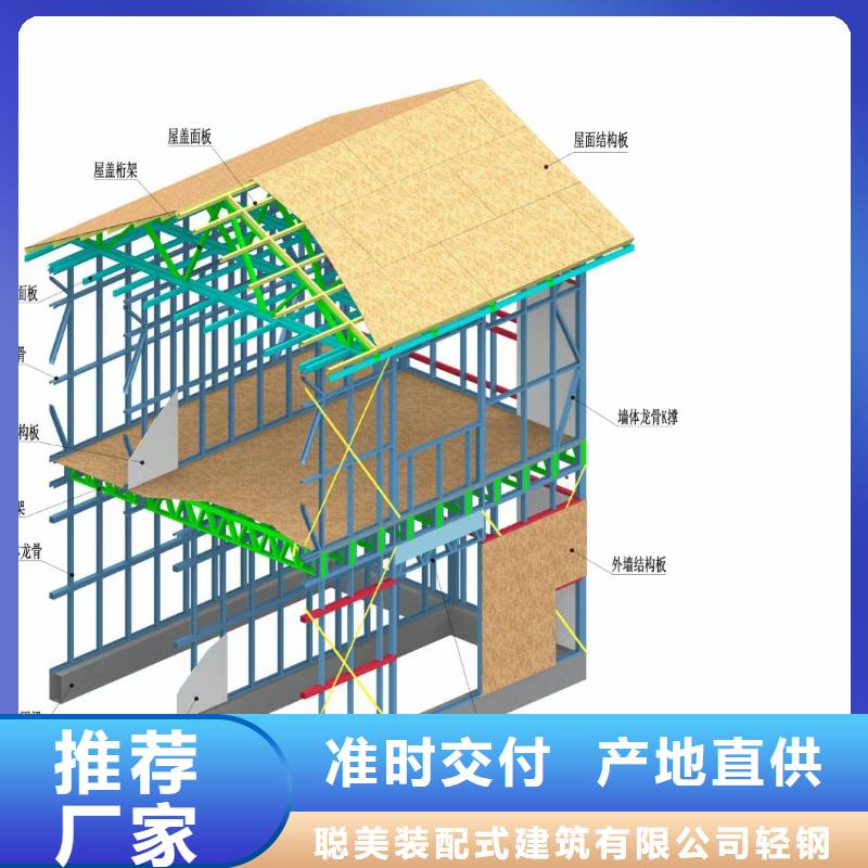 现代风格轻钢别墅_钢结构装配式房屋好产品价格低