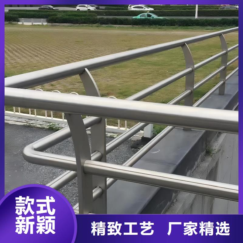 仿木纹河道护栏栏杆不锈钢河道栏杆按客户要求加工生产