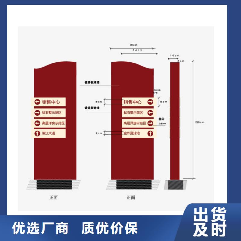 大型导视牌生产经验丰富的厂家