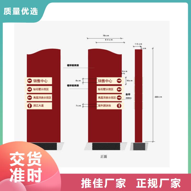 社区导视牌诚信企业