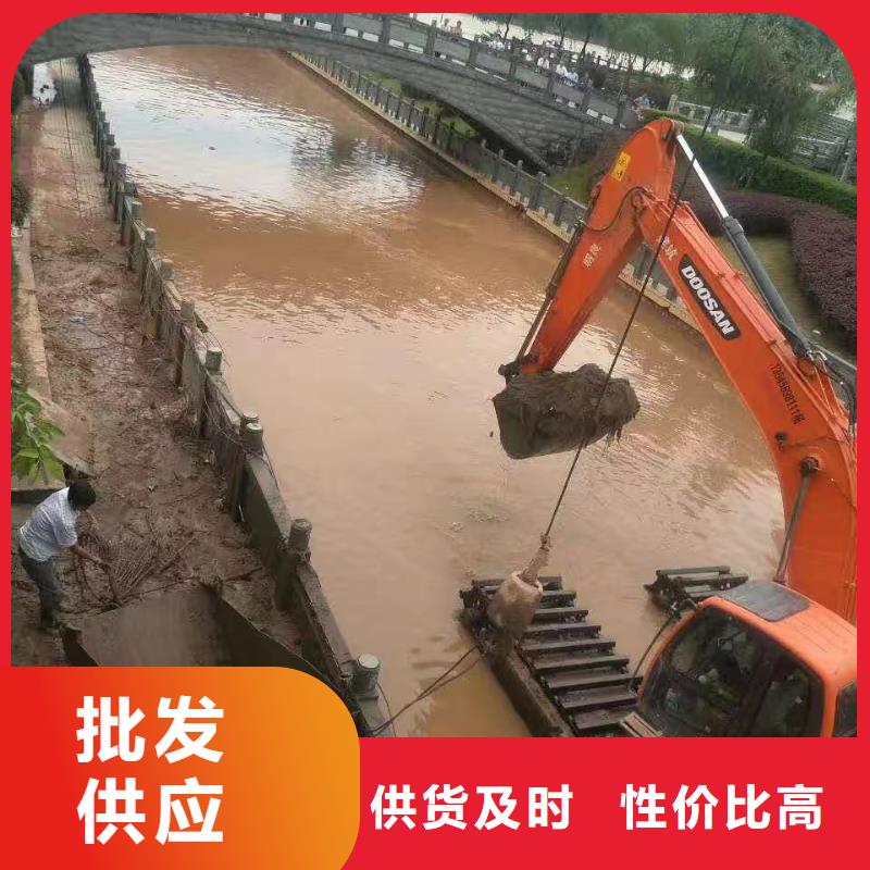 水上挖掘机出租-河道清淤设备租赁实拍品质保障