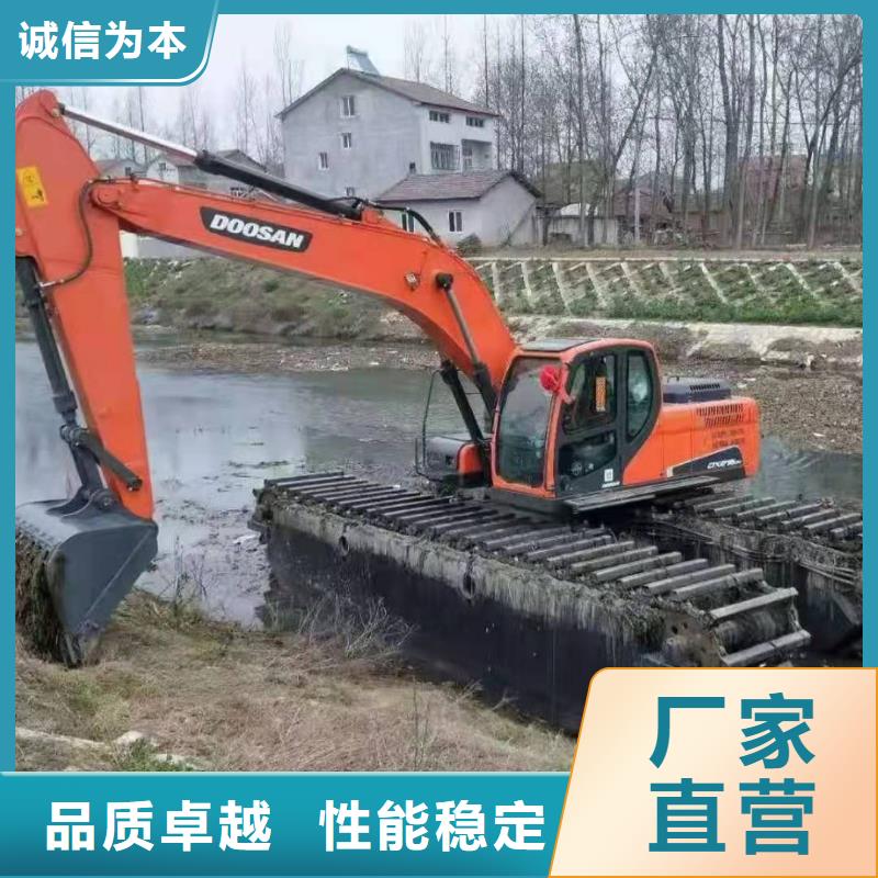 水上挖掘机出租-河道清淤设备租赁实拍品质保障