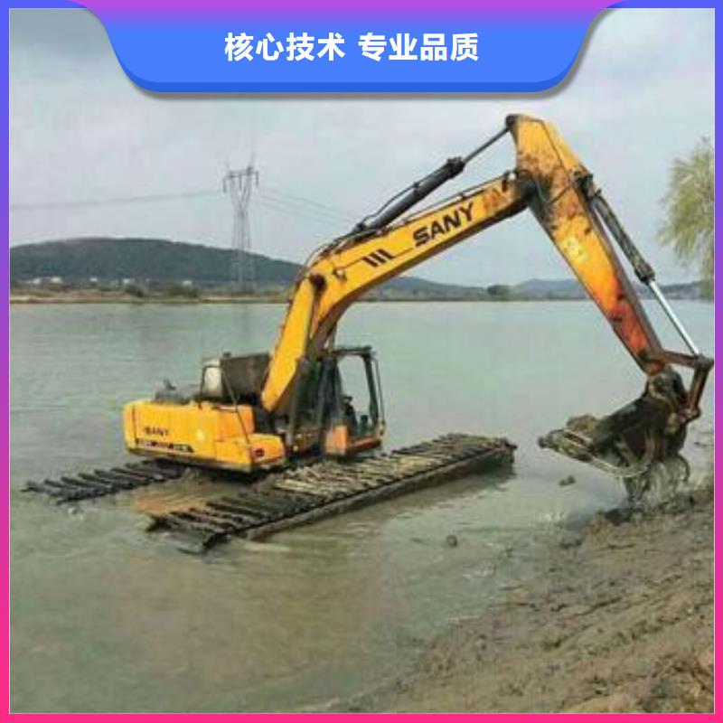 【水上挖机出租水上船挖租赁厂家售后完善】