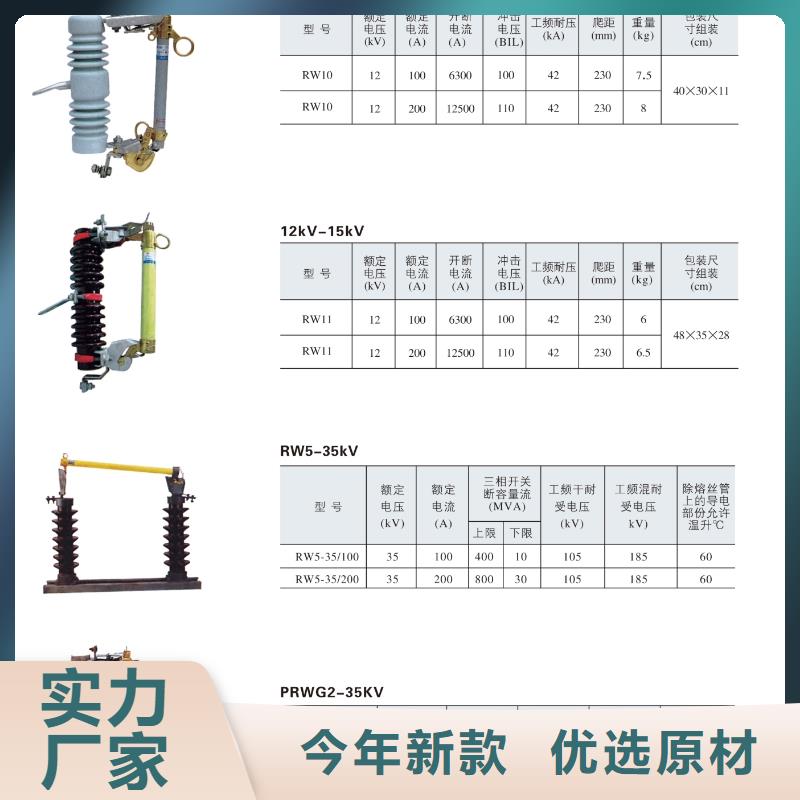 熔断器跌落式熔断器厂家品质服务