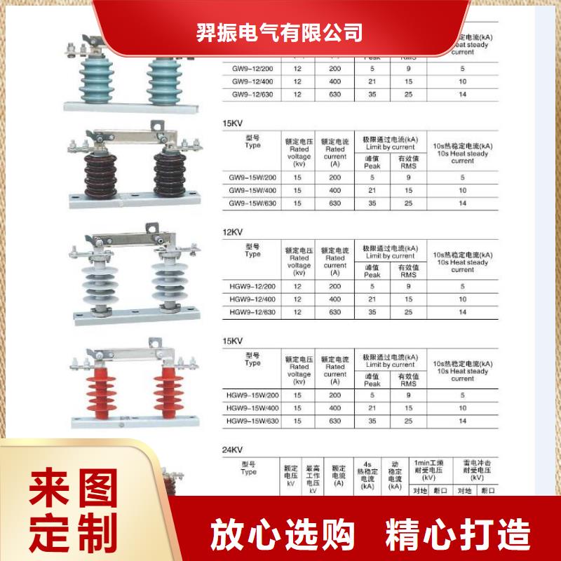 【高压隔离开关跌落式熔断器品牌大厂家】