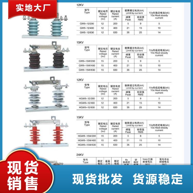 高压隔离开关跌落式熔断器厂家专注生产N年