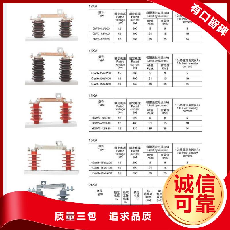 【高压隔离开关三相组合式避雷器现货销售】