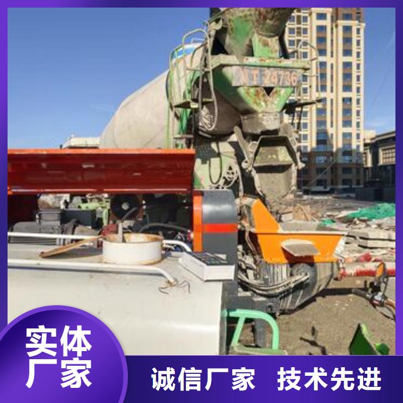 小型混凝土泵-二次构造柱泵工程施工案例