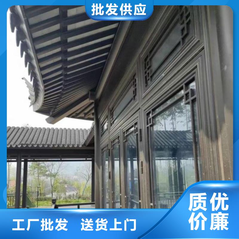 铝代木古建古铜色回廊建筑好产品好服务