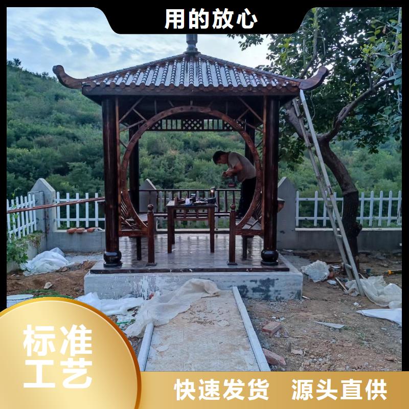 古建亭廊石狮栏杆扶手材质实在