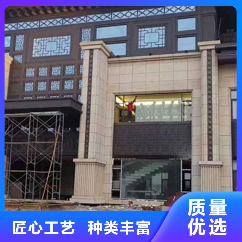 古建亭廊_长廊座椅铝代木用心做品质