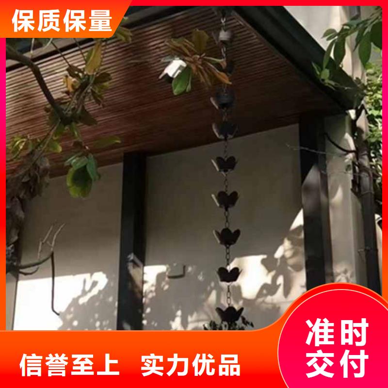 古建亭廊,方形落水管用的放心