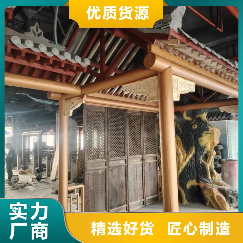 廊架长廊木纹漆全包施工价格