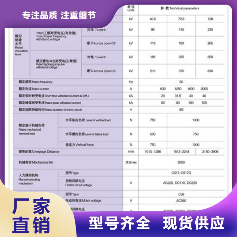 【隔离开关】穿墙套管研发生产销售