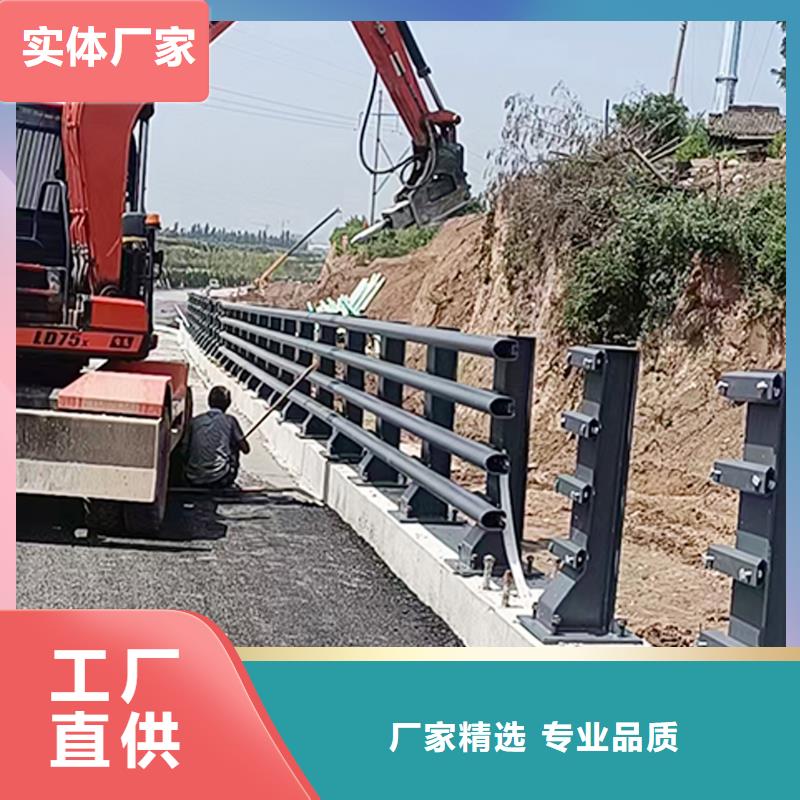 Q355B河道桥梁栏杆施工企业优良材质桥梁防撞栏杆