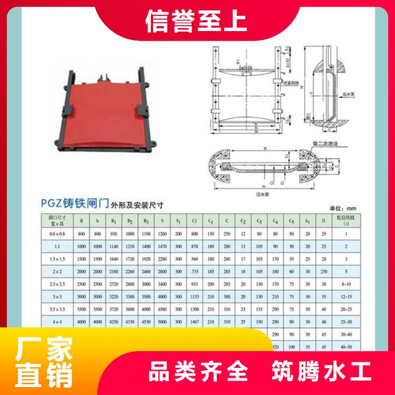 ZMF铸铁镶铜闸门源头厂家